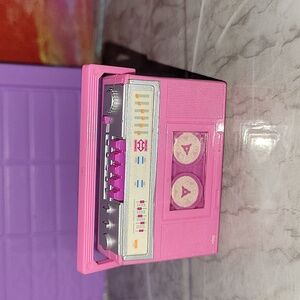 Vintage Barbie magic moves boombox WORKS!